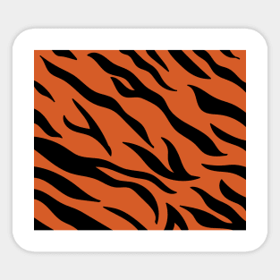 Tiger print Sticker